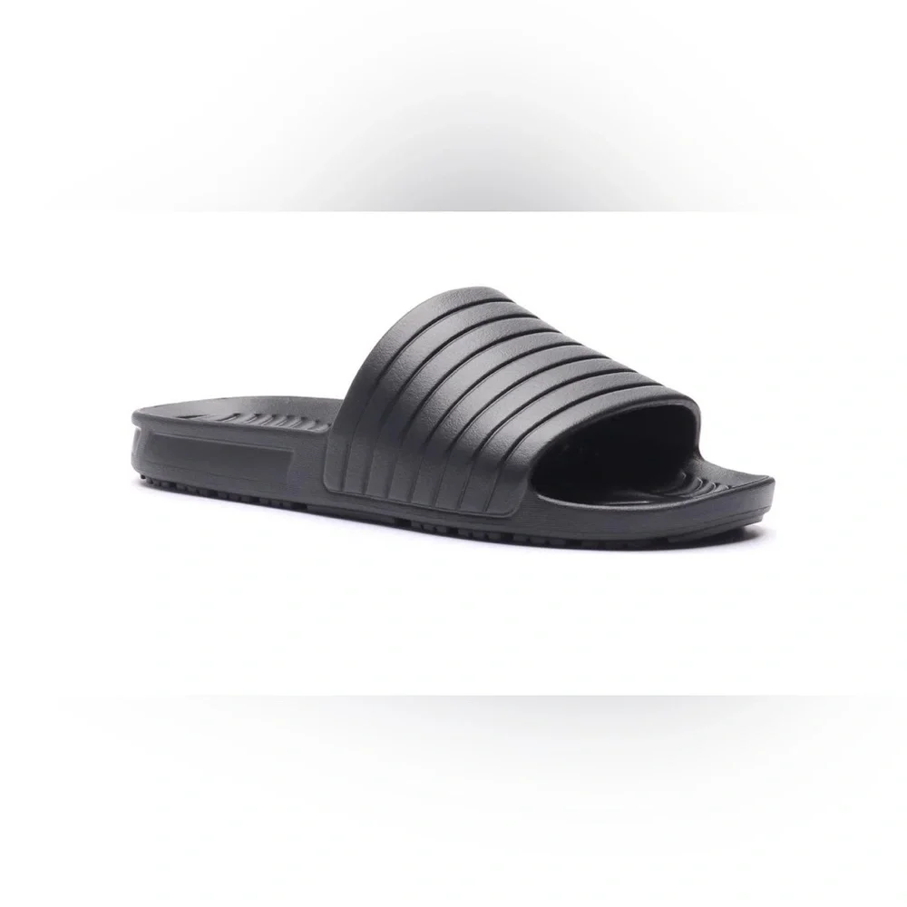 Athletic Works Men’s Black Slide Sandals